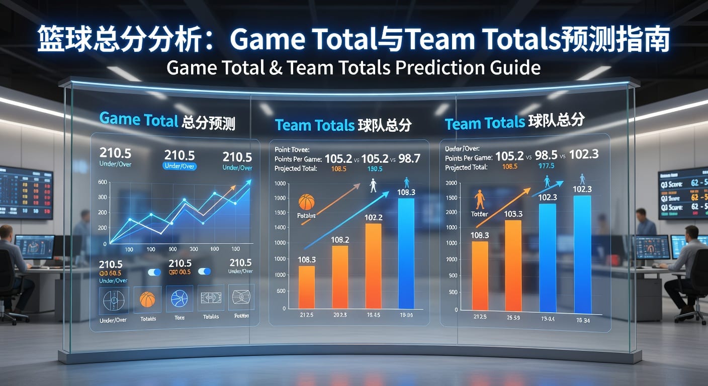 篮球总分 game total team totals 分析与判断