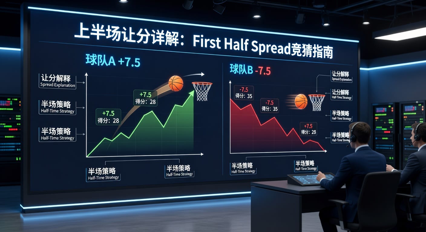 上半场让分 first half spread 实战解读｜雷速体育官网